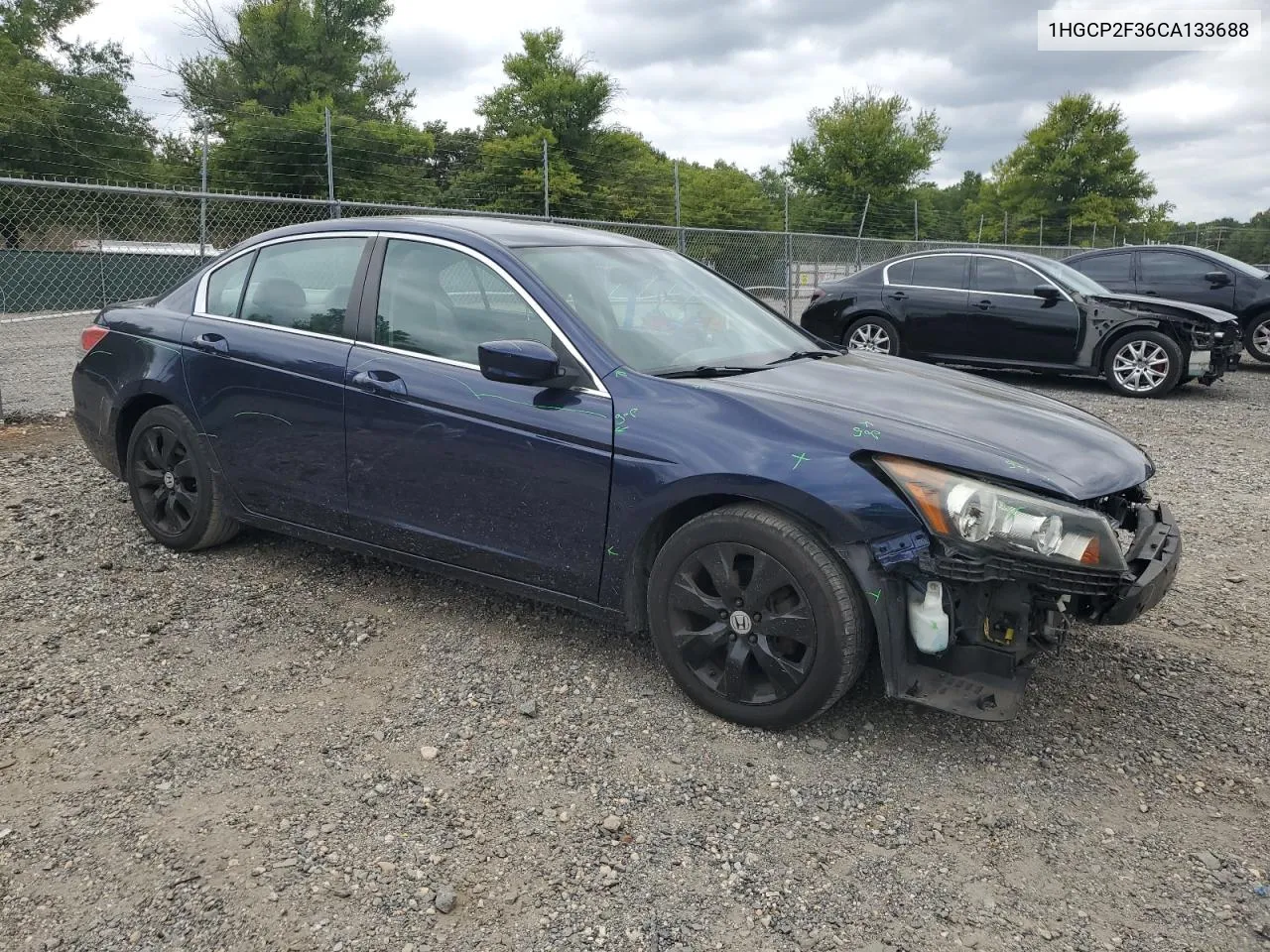 2012 Honda Accord Lx VIN: 1HGCP2F36CA133688 Lot: 70696634