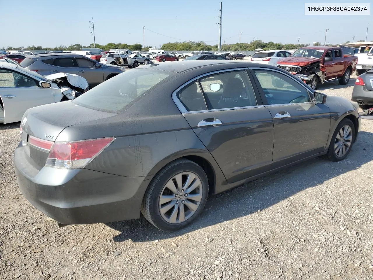 2012 Honda Accord Exl VIN: 1HGCP3F88CA042374 Lot: 71236074