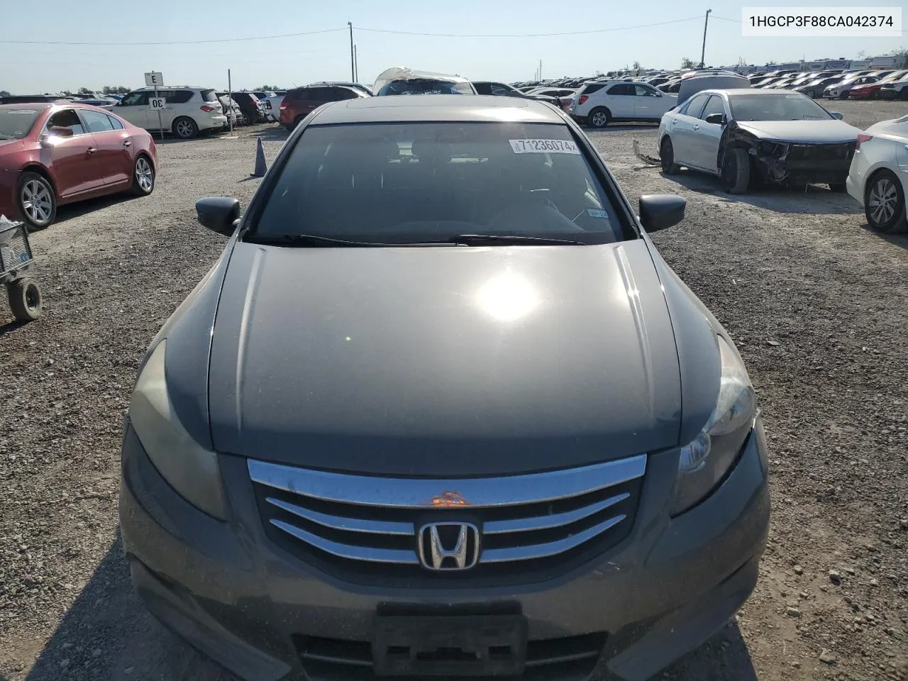 1HGCP3F88CA042374 2012 Honda Accord Exl