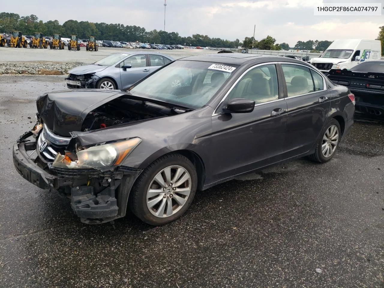 1HGCP2F86CA074797 2012 Honda Accord Exl