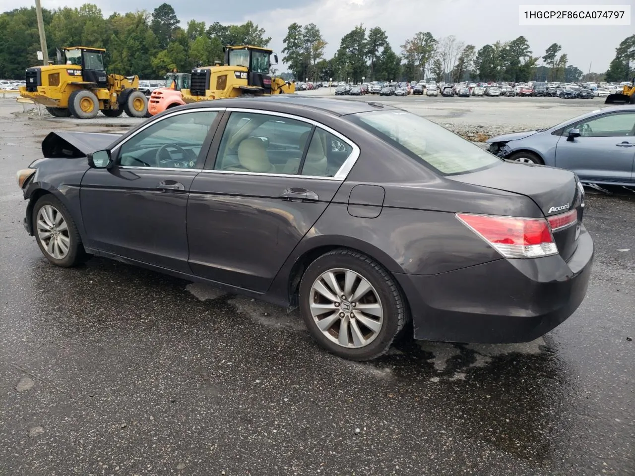 2012 Honda Accord Exl VIN: 1HGCP2F86CA074797 Lot: 73362424