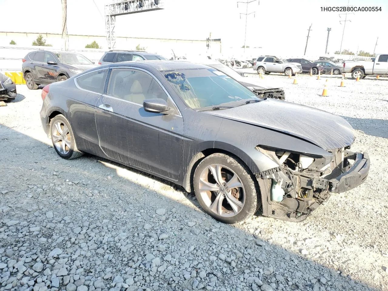 1HGCS2B80CA000554 2012 Honda Accord Exl