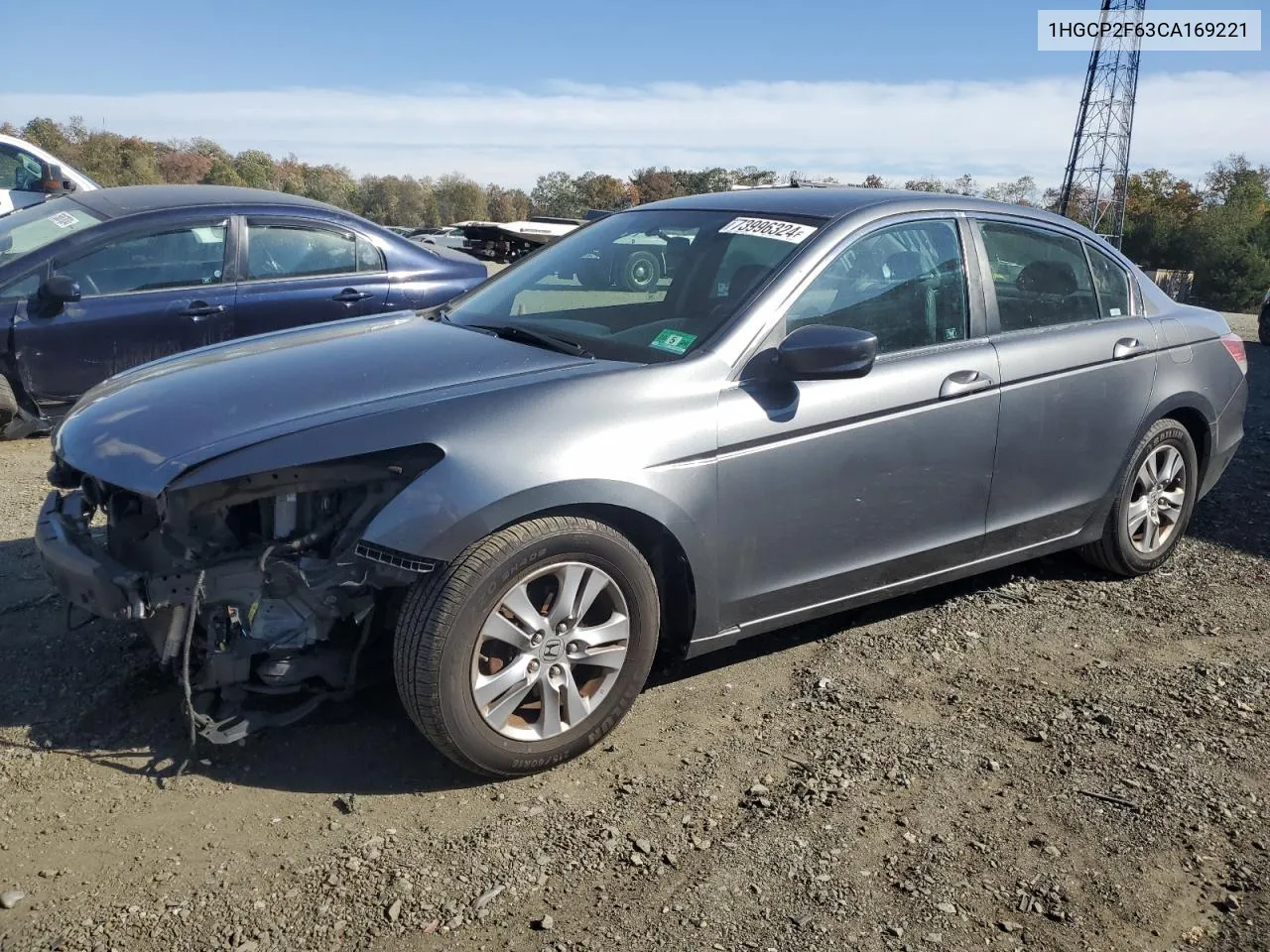 2012 Honda Accord Se VIN: 1HGCP2F63CA169221 Lot: 73996324