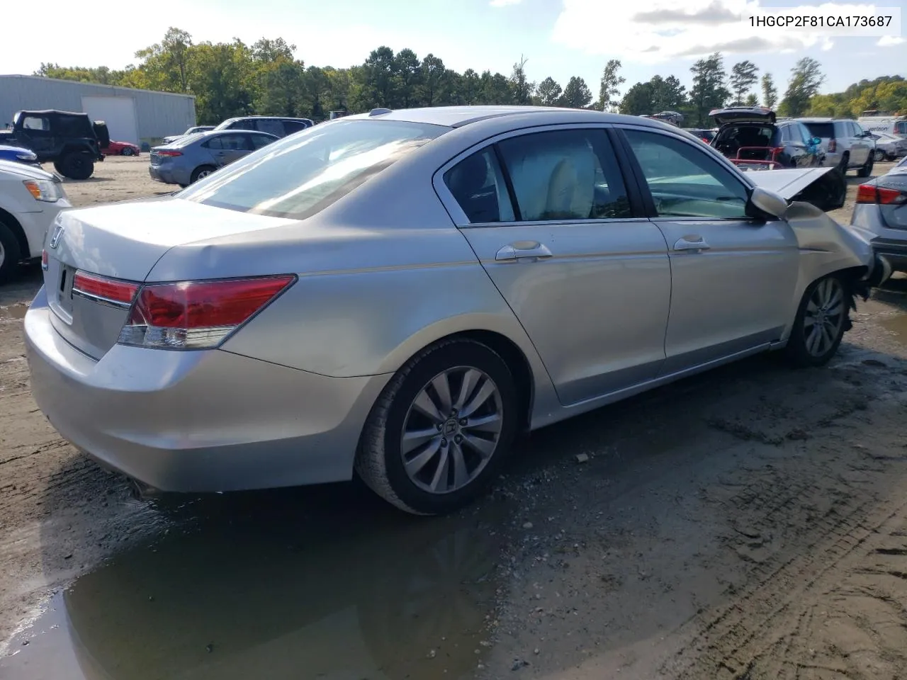 2012 Honda Accord Exl VIN: 1HGCP2F81CA173687 Lot: 74059534