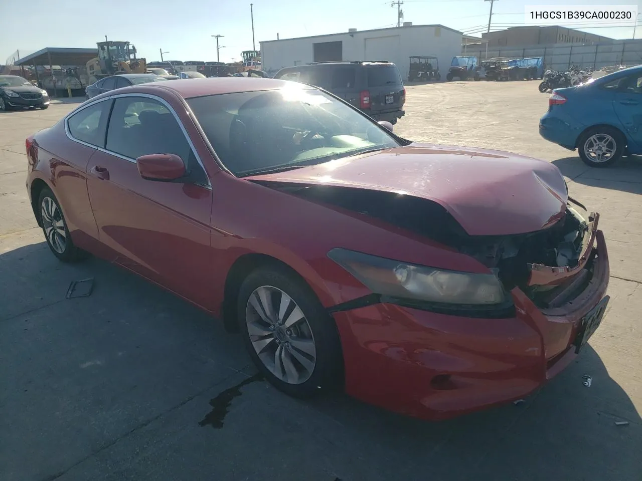 2012 Honda Accord Lx VIN: 1HGCS1B39CA000230 Lot: 74208324