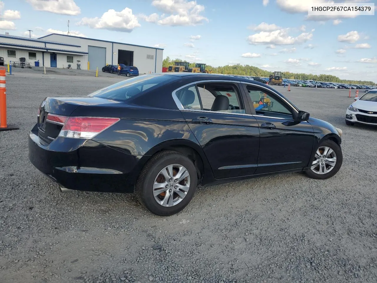 1HGCP2F67CA154379 2012 Honda Accord Se