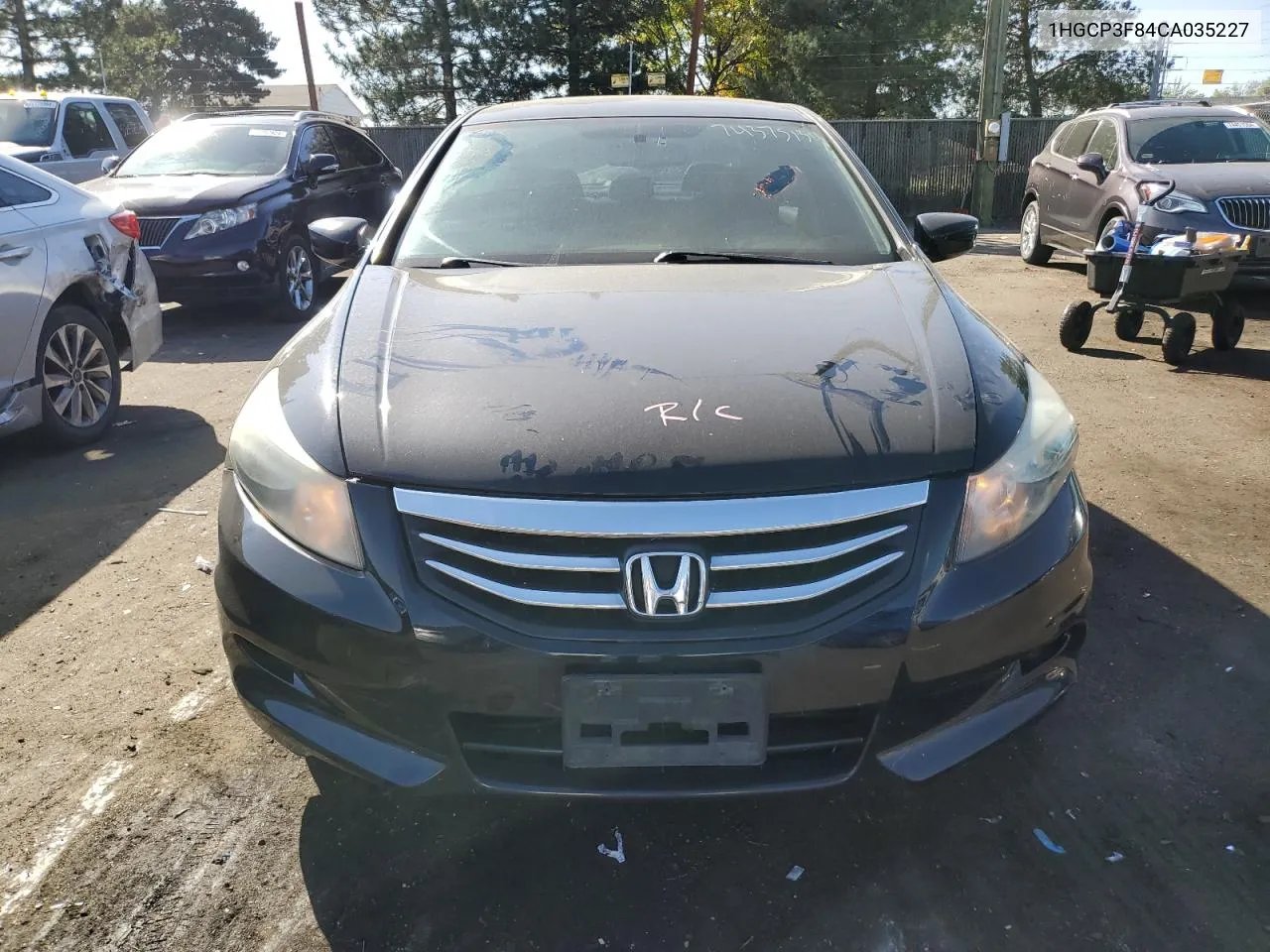 2012 Honda Accord Exl VIN: 1HGCP3F84CA035227 Lot: 74375134