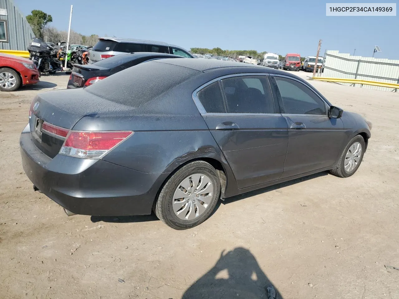 1HGCP2F34CA149369 2012 Honda Accord Lx