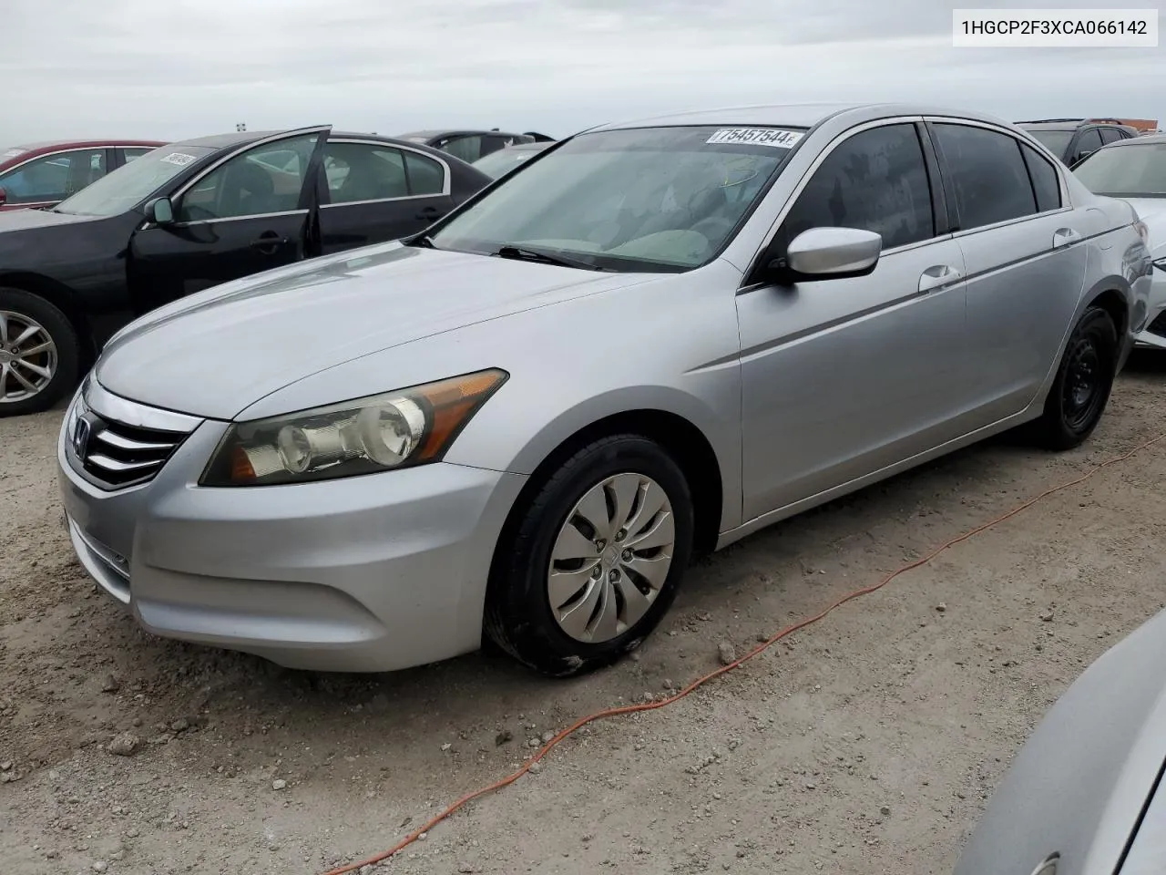 2012 Honda Accord Lx VIN: 1HGCP2F3XCA066142 Lot: 75457544