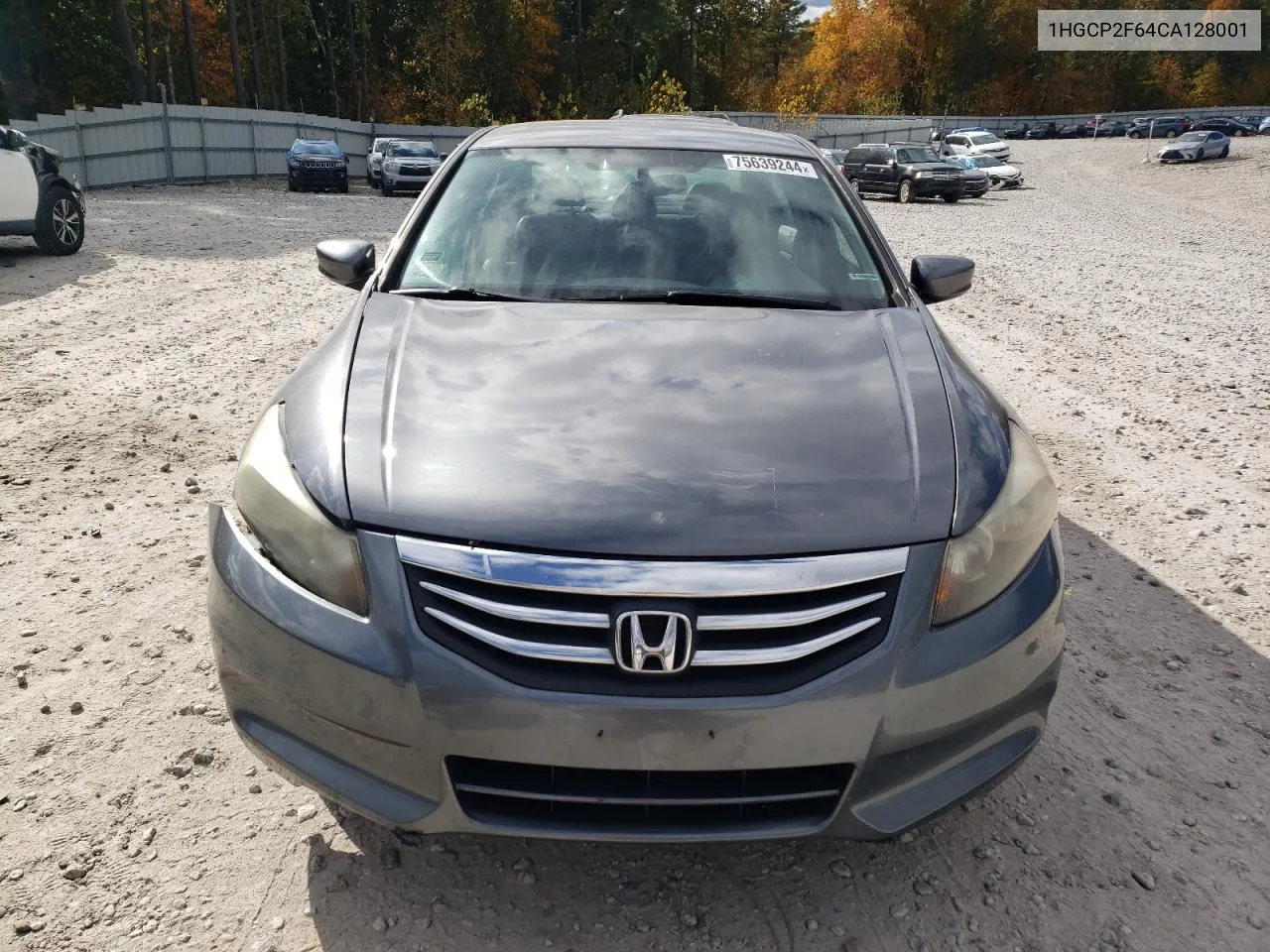 2012 Honda Accord Se VIN: 1HGCP2F64CA128001 Lot: 75639244