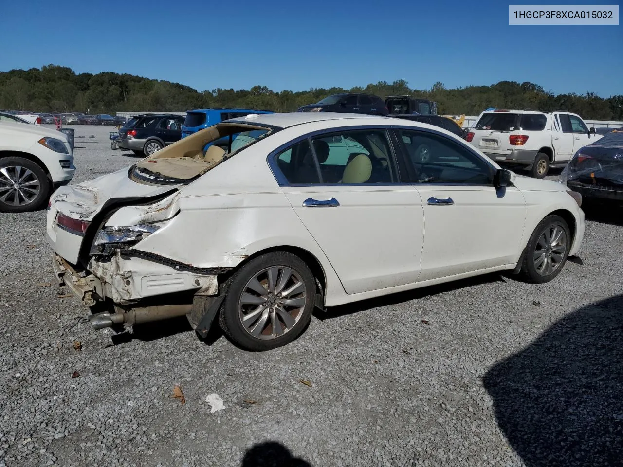 2012 Honda Accord Exl VIN: 1HGCP3F8XCA015032 Lot: 75718344