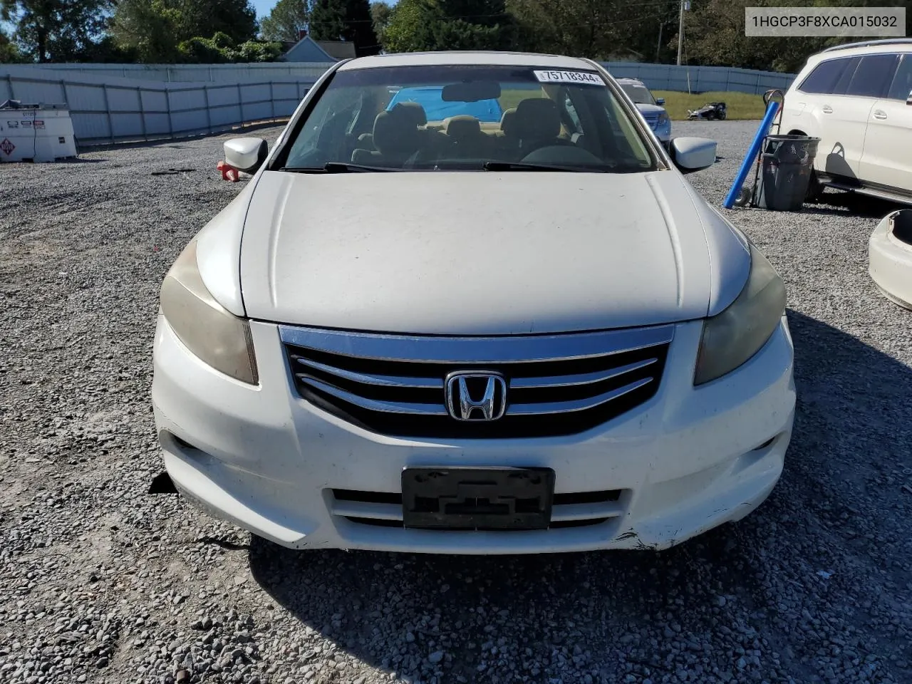 2012 Honda Accord Exl VIN: 1HGCP3F8XCA015032 Lot: 75718344