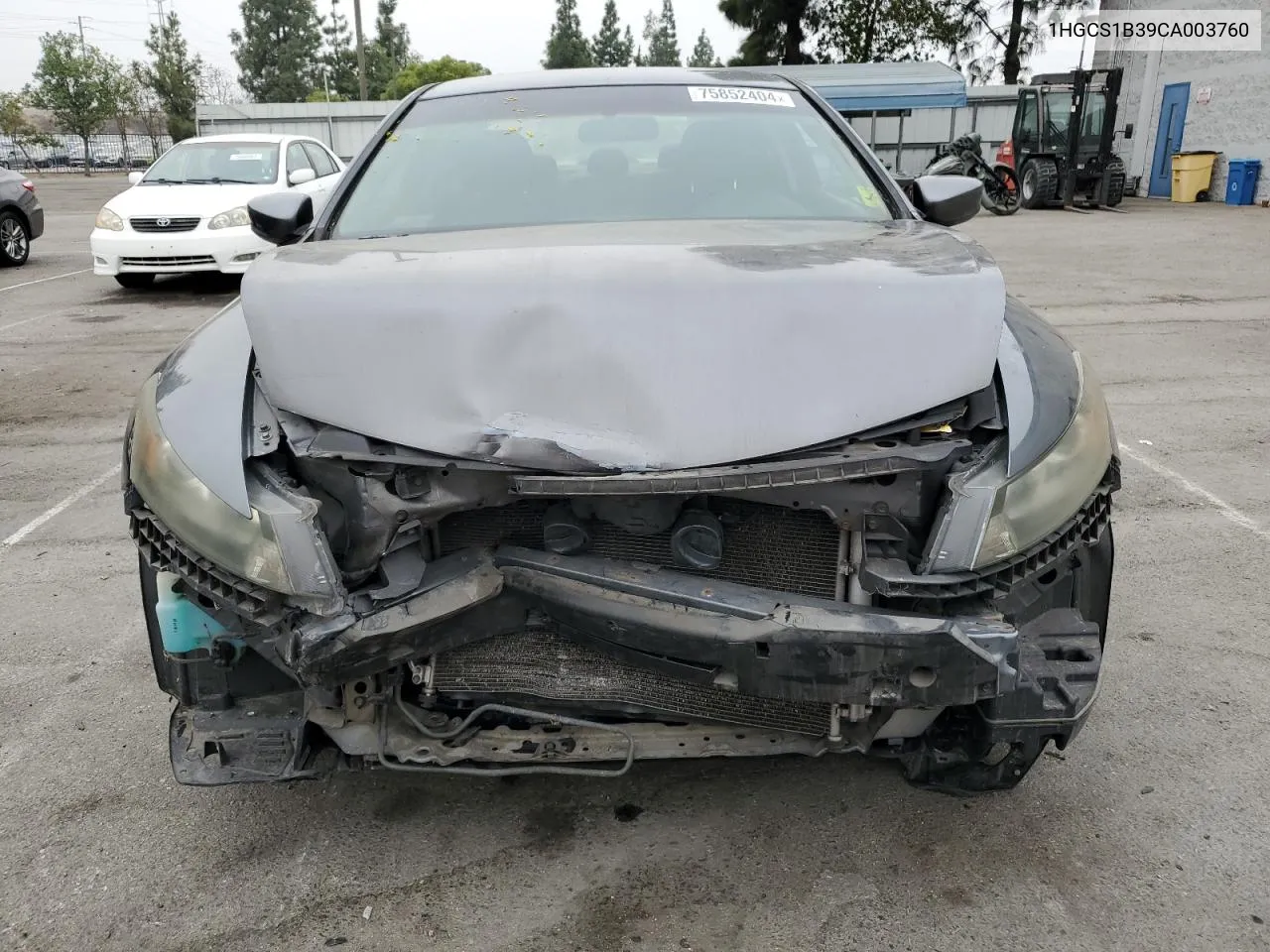 1HGCS1B39CA003760 2012 Honda Accord Lx