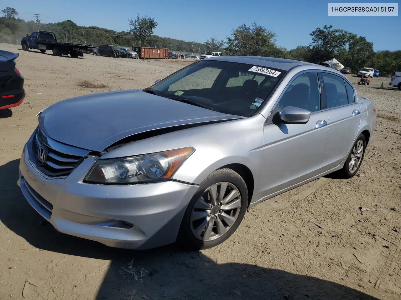 2012 Honda Accord Exl VIN: 1HGCP3F88CA015157 Lot: 75892264