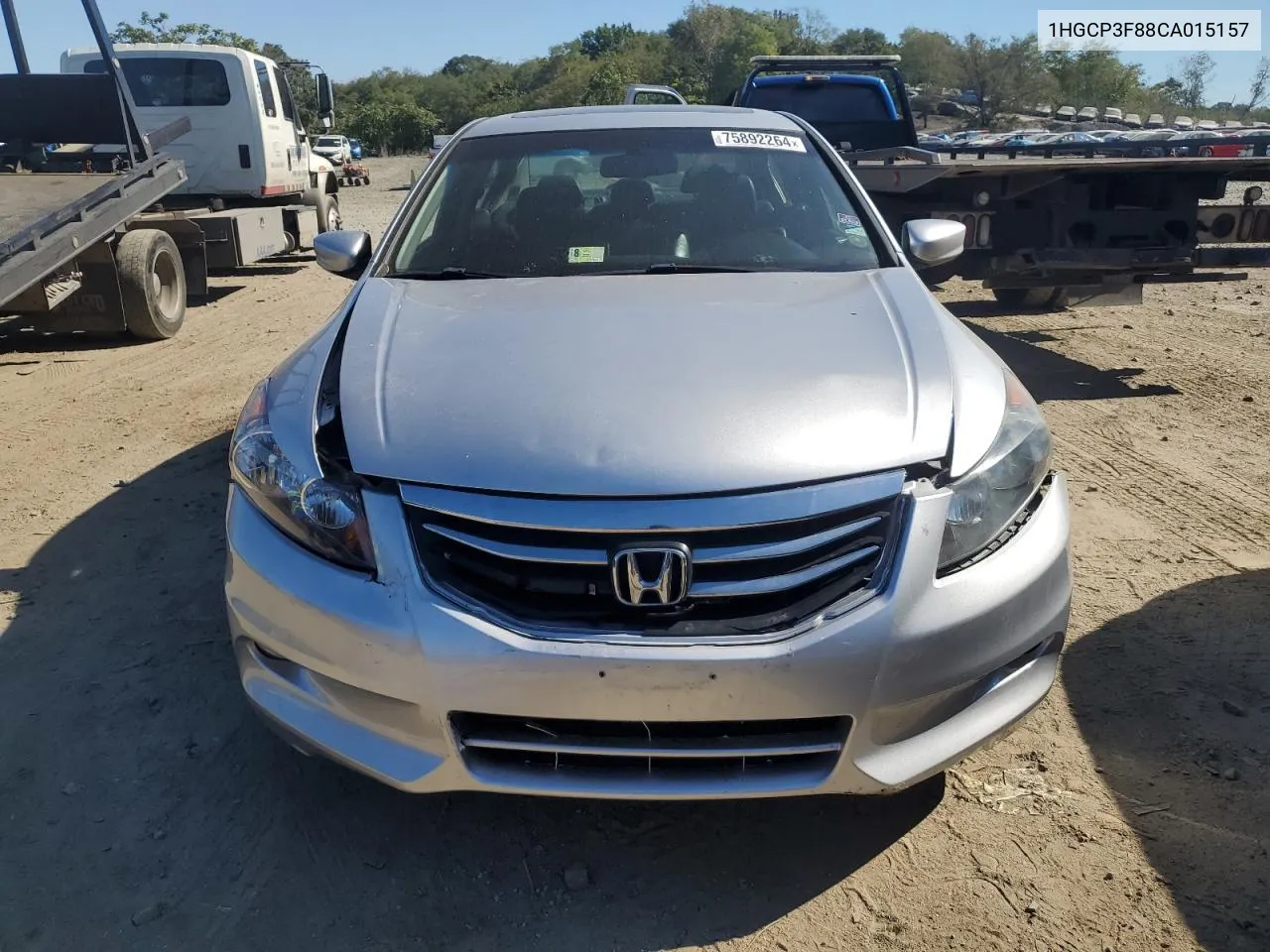 2012 Honda Accord Exl VIN: 1HGCP3F88CA015157 Lot: 75892264