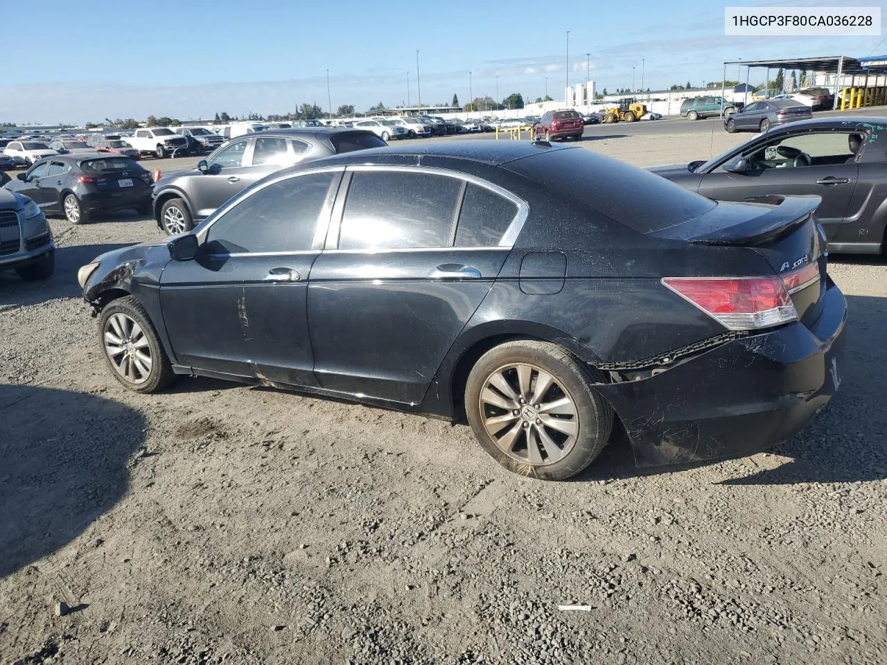 2012 Honda Accord Exl VIN: 1HGCP3F80CA036228 Lot: 75907044