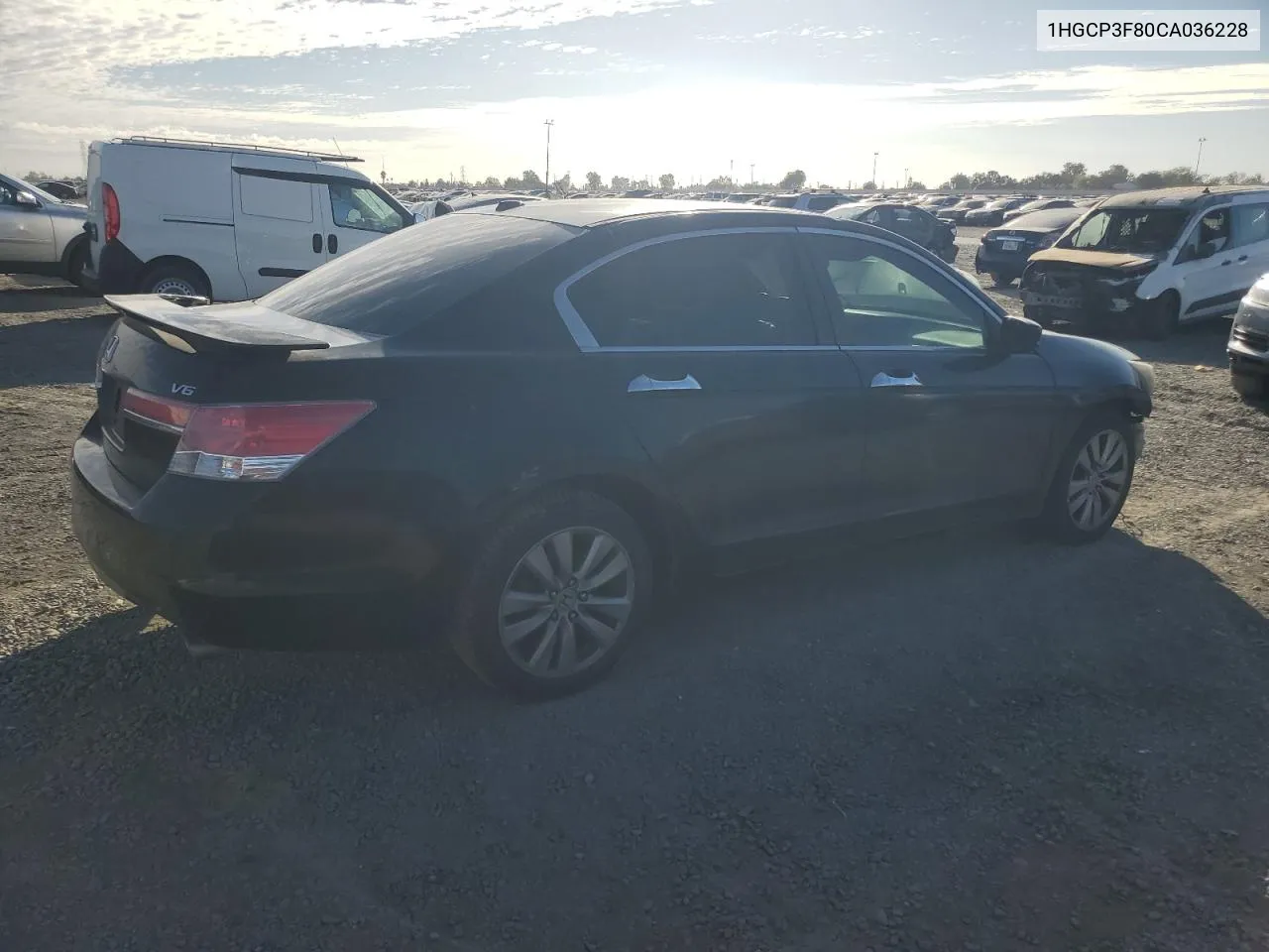 2012 Honda Accord Exl VIN: 1HGCP3F80CA036228 Lot: 75907044