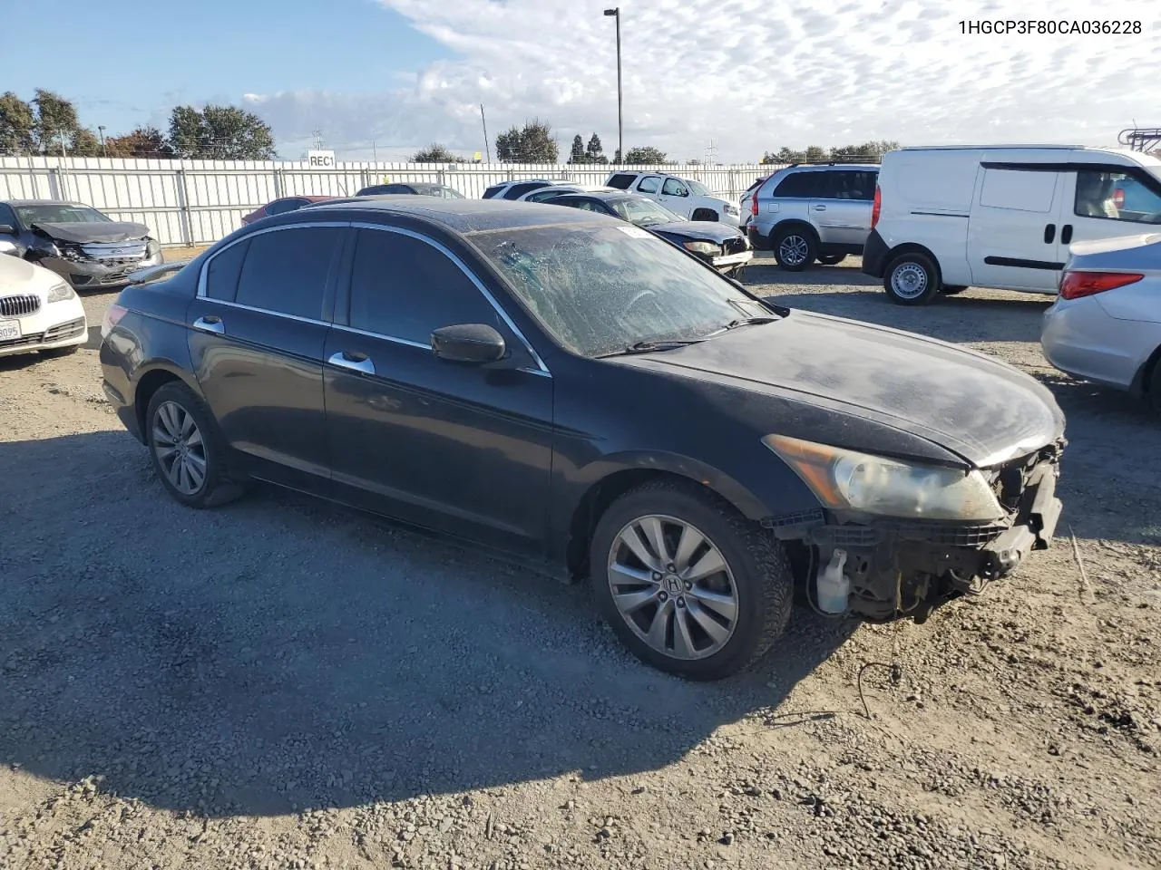 2012 Honda Accord Exl VIN: 1HGCP3F80CA036228 Lot: 75907044