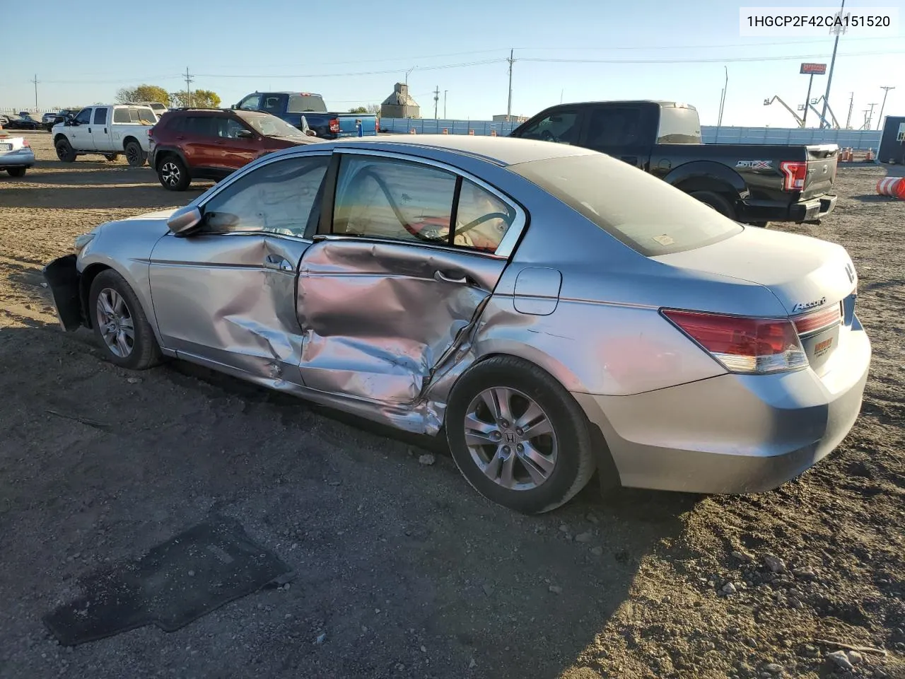 1HGCP2F42CA151520 2012 Honda Accord Lxp