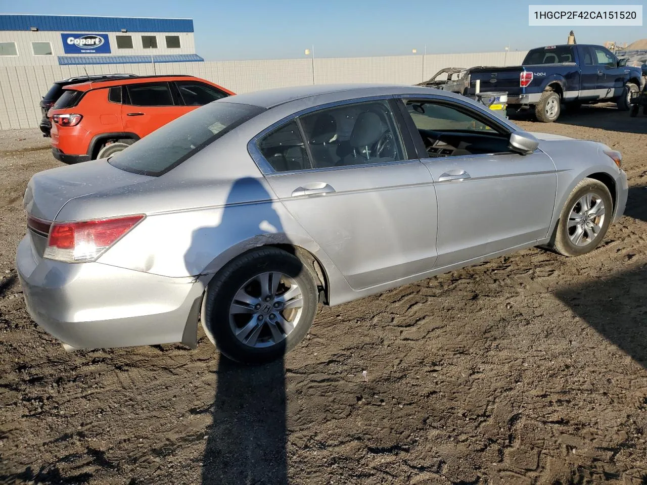 1HGCP2F42CA151520 2012 Honda Accord Lxp