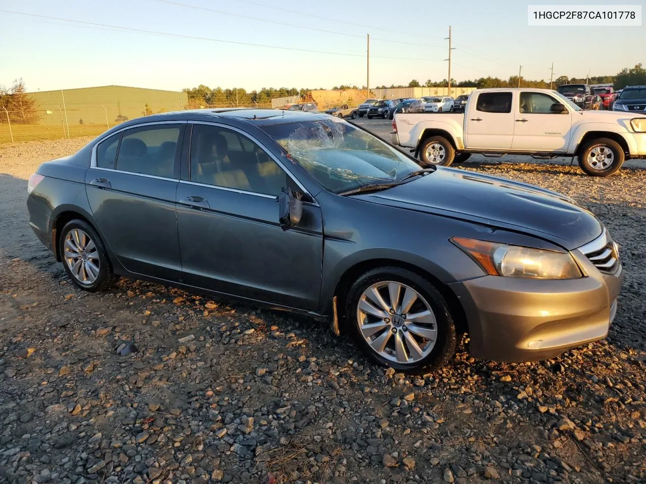 2012 Honda Accord Exl VIN: 1HGCP2F87CA101778 Lot: 76155054