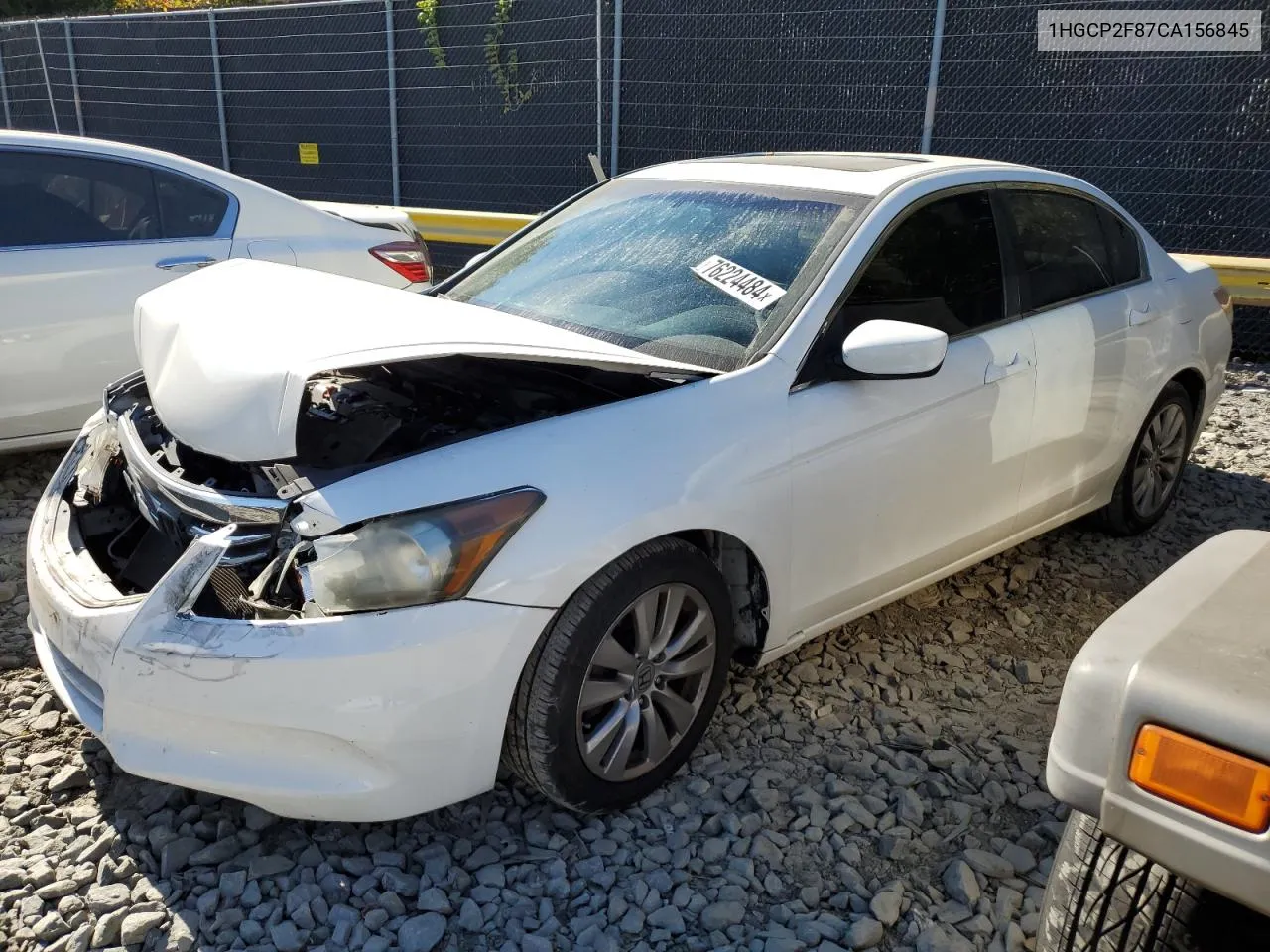 1HGCP2F87CA156845 2012 Honda Accord Exl