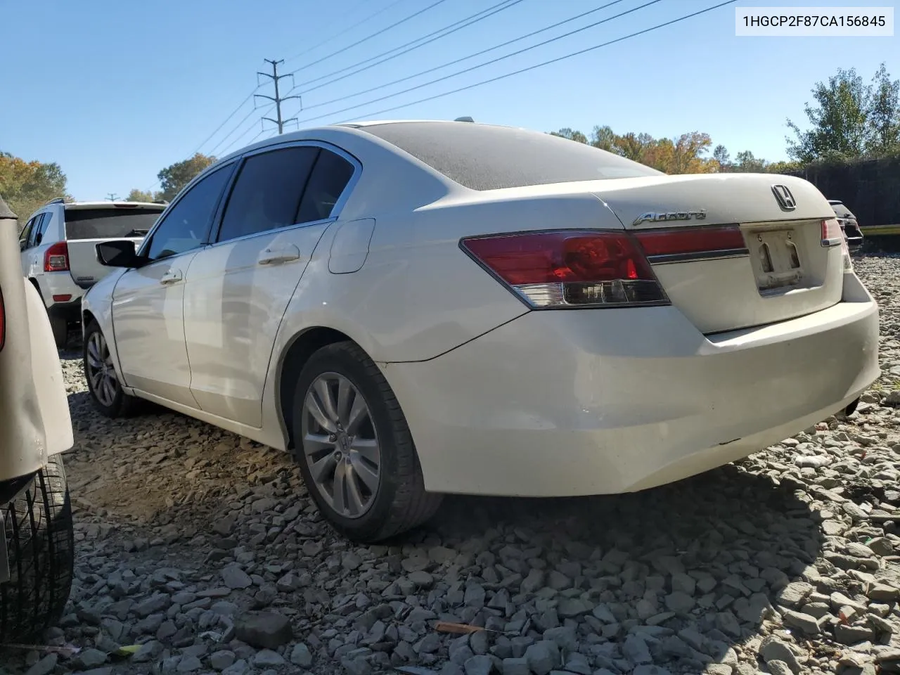 2012 Honda Accord Exl VIN: 1HGCP2F87CA156845 Lot: 76224484