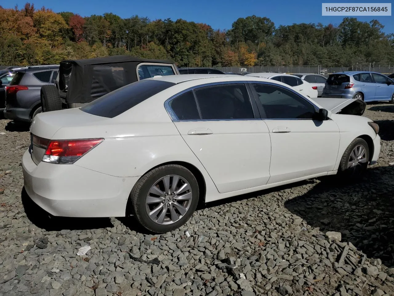 2012 Honda Accord Exl VIN: 1HGCP2F87CA156845 Lot: 76224484