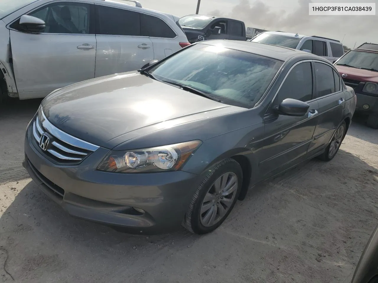 2012 Honda Accord Exl VIN: 1HGCP3F81CA038439 Lot: 76293704