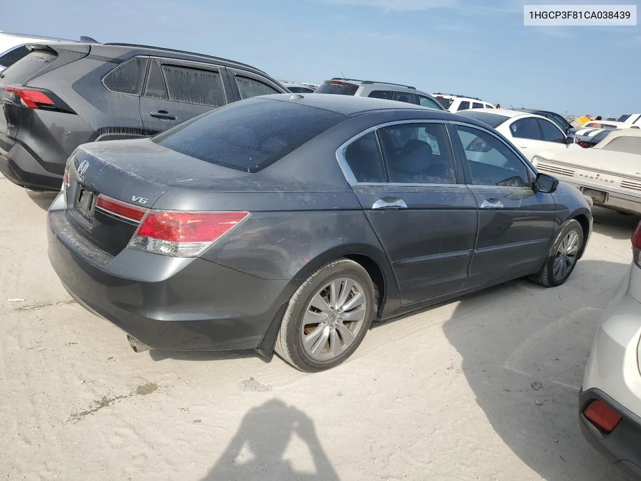 1HGCP3F81CA038439 2012 Honda Accord Exl