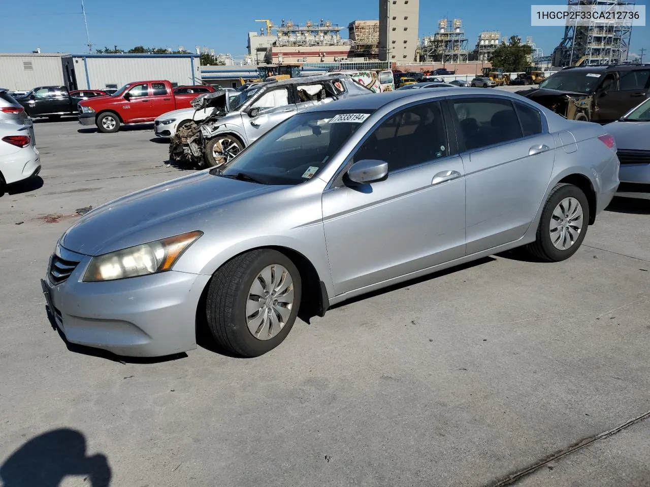 2012 Honda Accord Lx VIN: 1HGCP2F33CA212736 Lot: 76338194