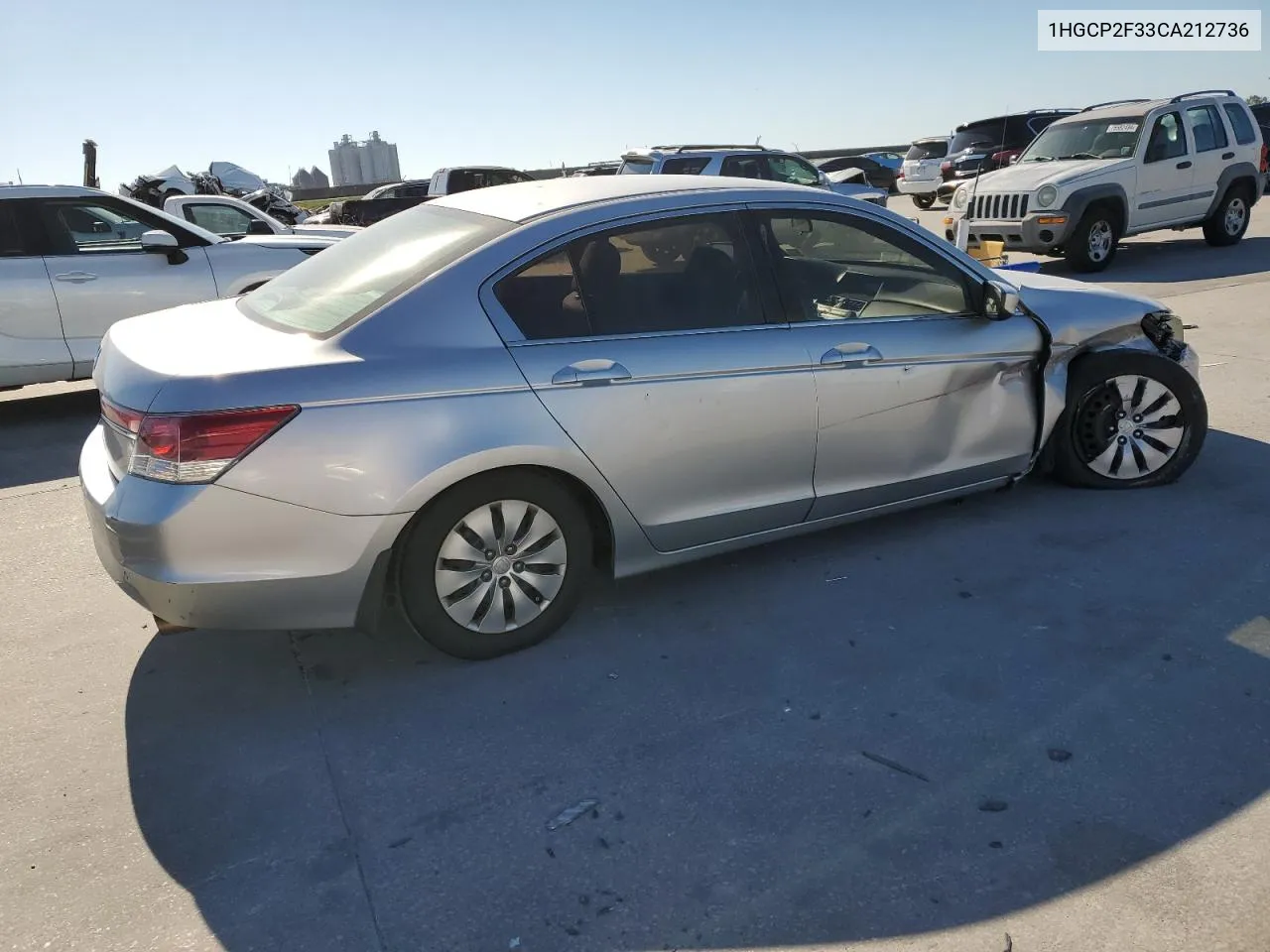 2012 Honda Accord Lx VIN: 1HGCP2F33CA212736 Lot: 76338194