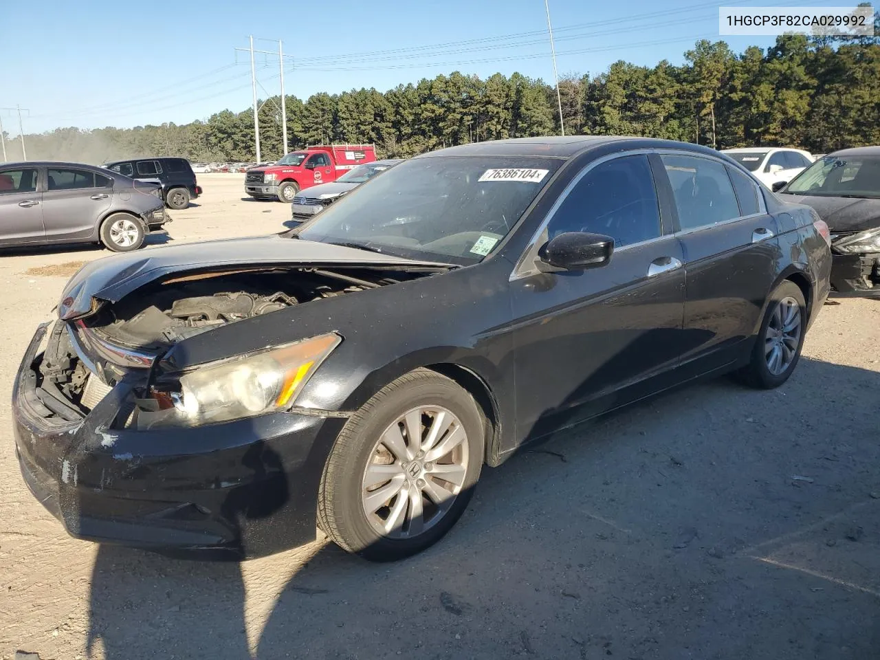 1HGCP3F82CA029992 2012 Honda Accord Exl