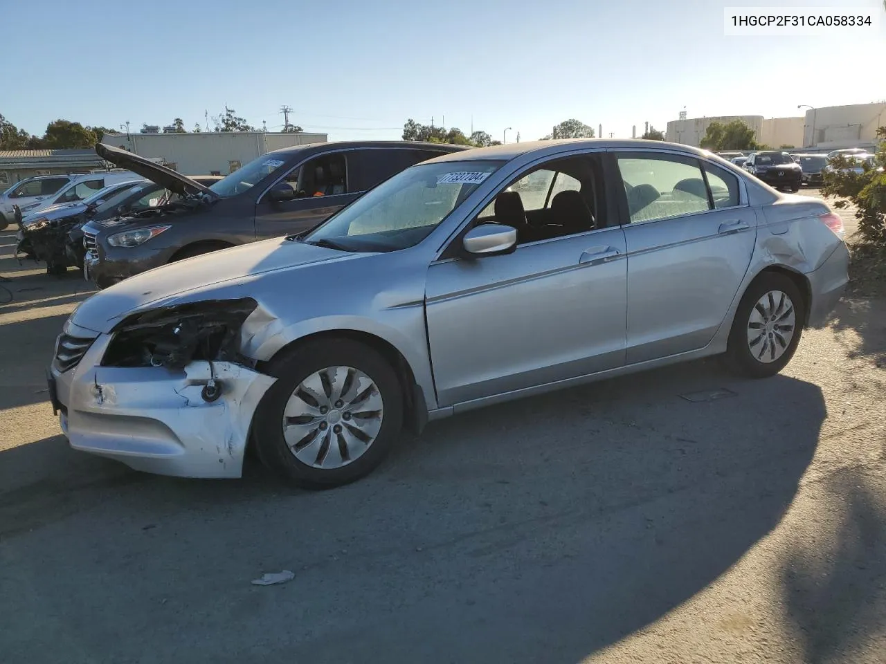 2012 Honda Accord Lx VIN: 1HGCP2F31CA058334 Lot: 77337704