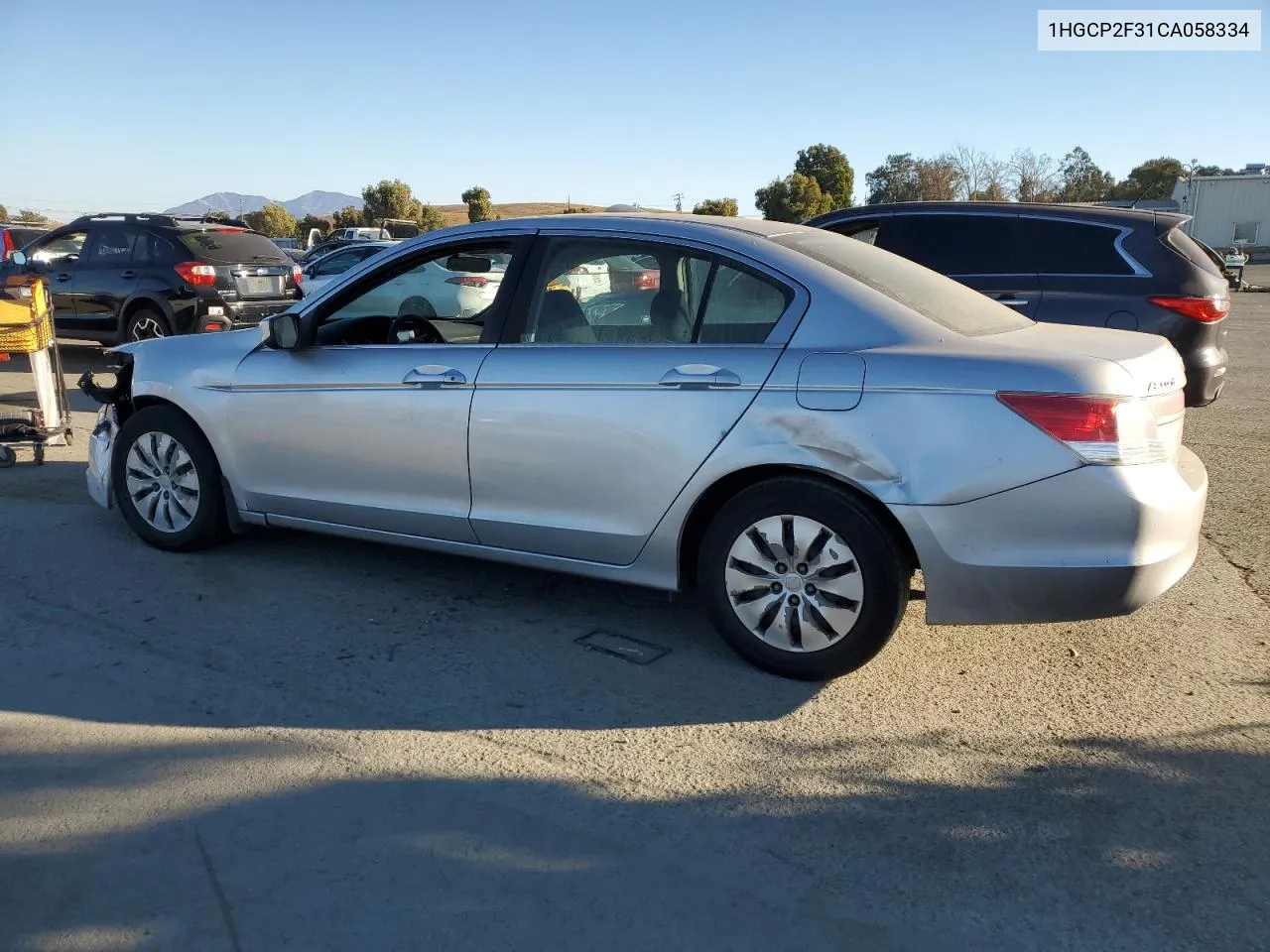 2012 Honda Accord Lx VIN: 1HGCP2F31CA058334 Lot: 77337704