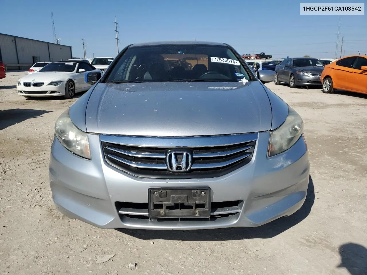 2012 Honda Accord Se VIN: 1HGCP2F61CA103542 Lot: 77635014