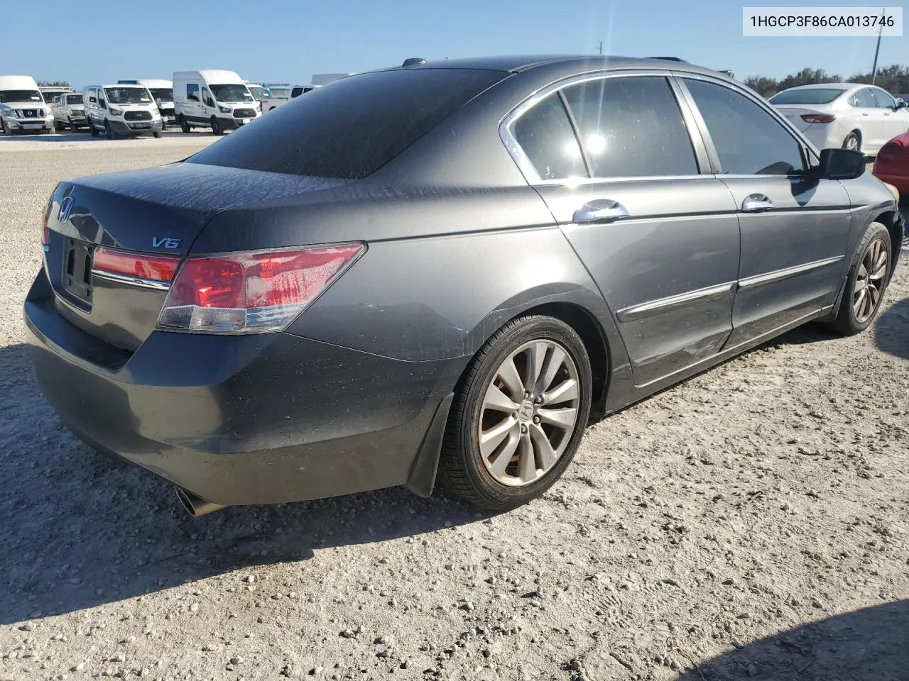 1HGCP3F86CA013746 2012 Honda Accord Exl