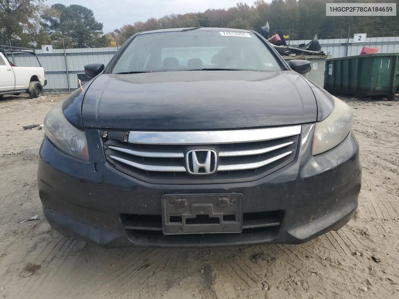 2012 Honda Accord Ex VIN: 1HGCP2F78CA184659 Lot: 77813364