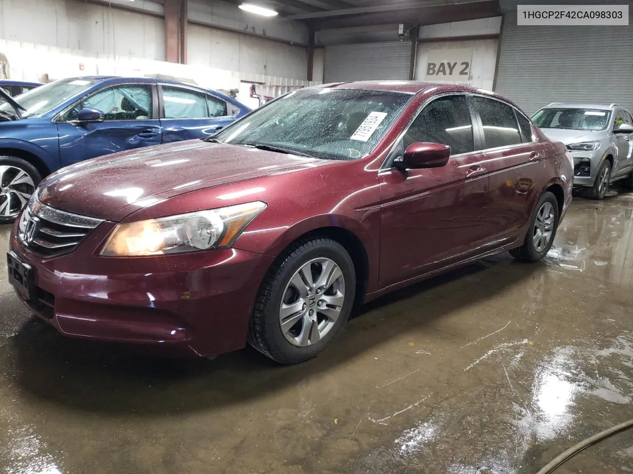 2012 Honda Accord Lxp VIN: 1HGCP2F42CA098303 Lot: 77951934