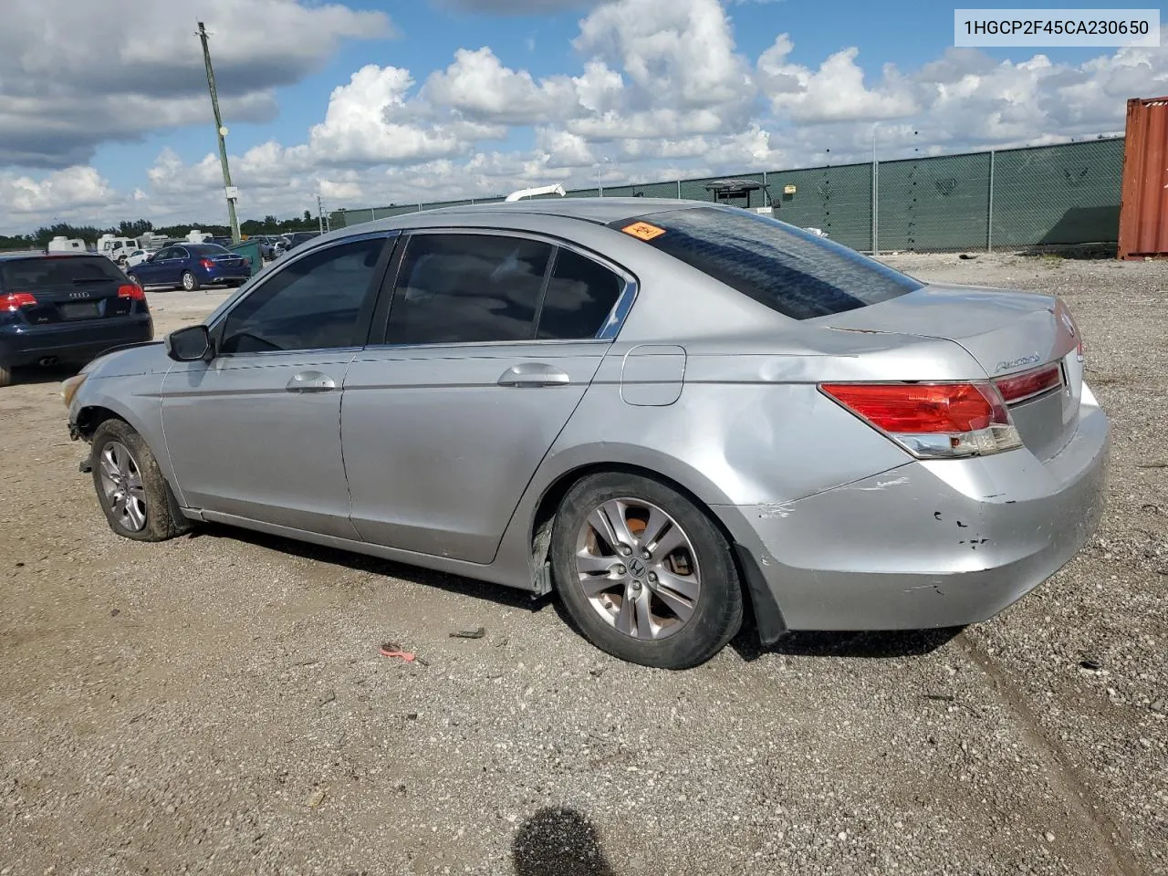 2012 Honda Accord Lxp VIN: 1HGCP2F45CA230650 Lot: 78097584