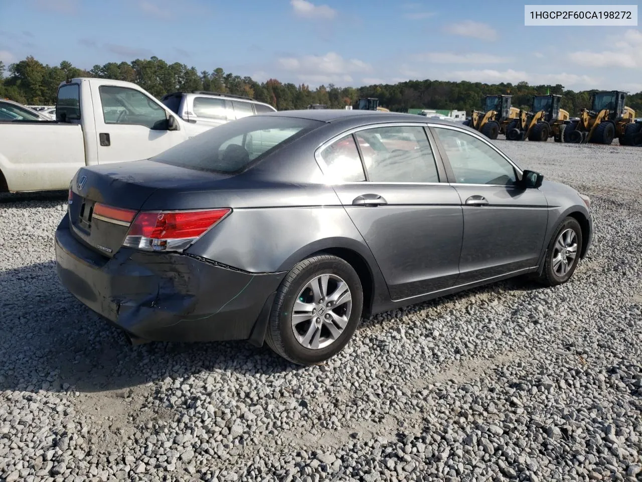 2012 Honda Accord Se VIN: 1HGCP2F60CA198272 Lot: 78379744