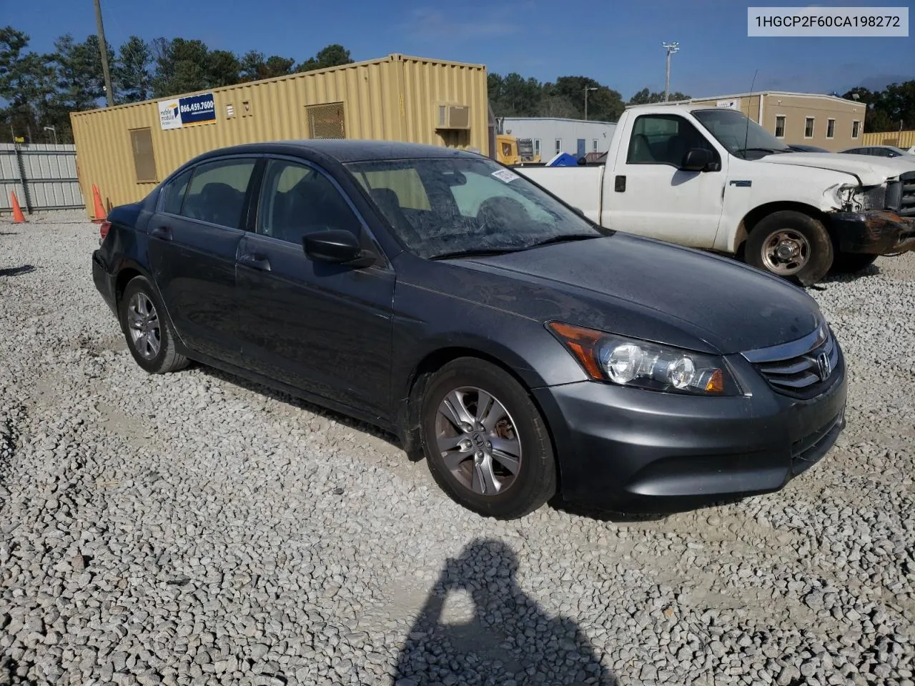 2012 Honda Accord Se VIN: 1HGCP2F60CA198272 Lot: 78379744