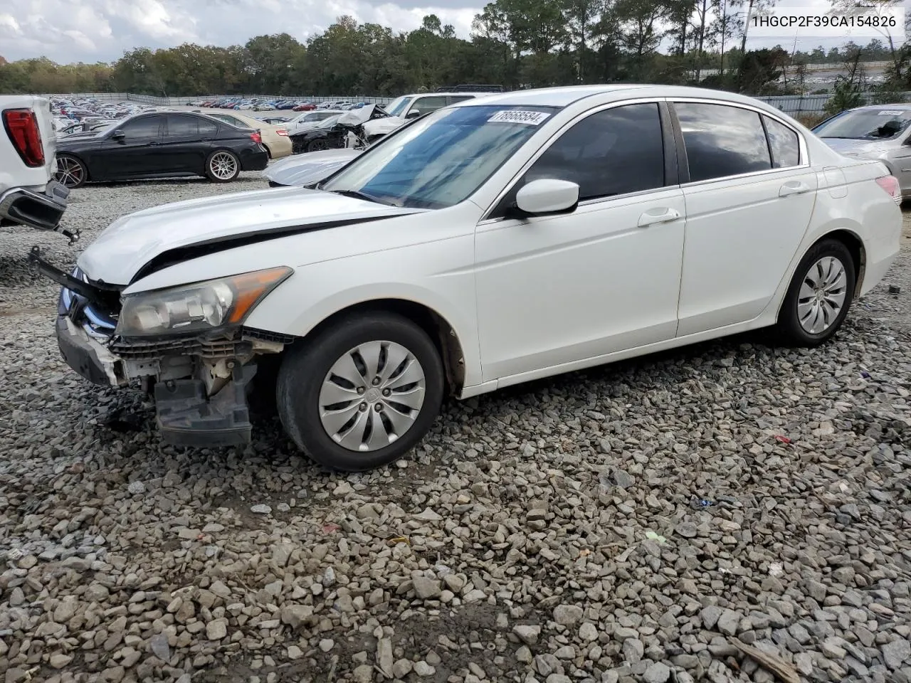 2012 Honda Accord Lx VIN: 1HGCP2F39CA154826 Lot: 78668584