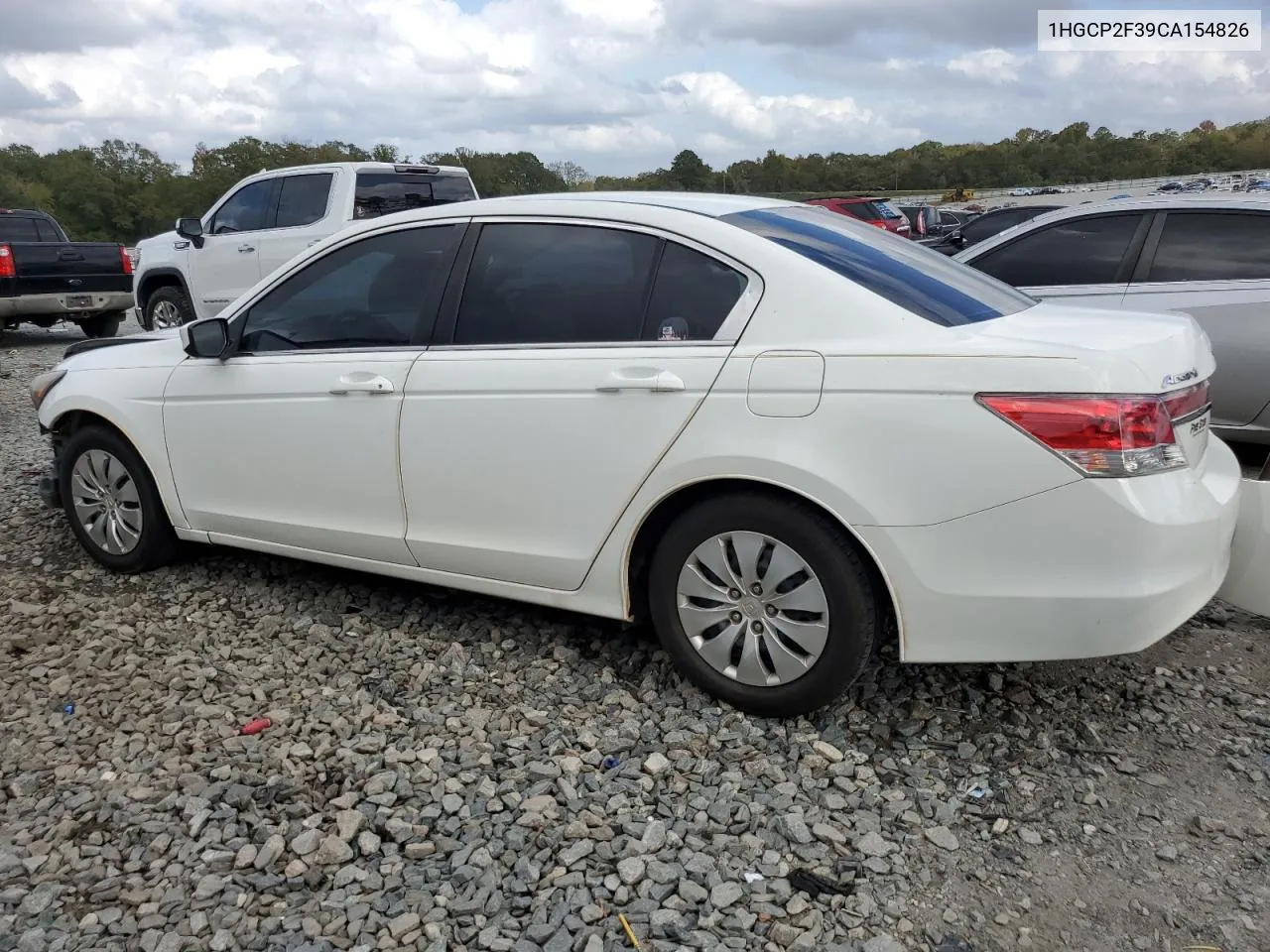 2012 Honda Accord Lx VIN: 1HGCP2F39CA154826 Lot: 78668584