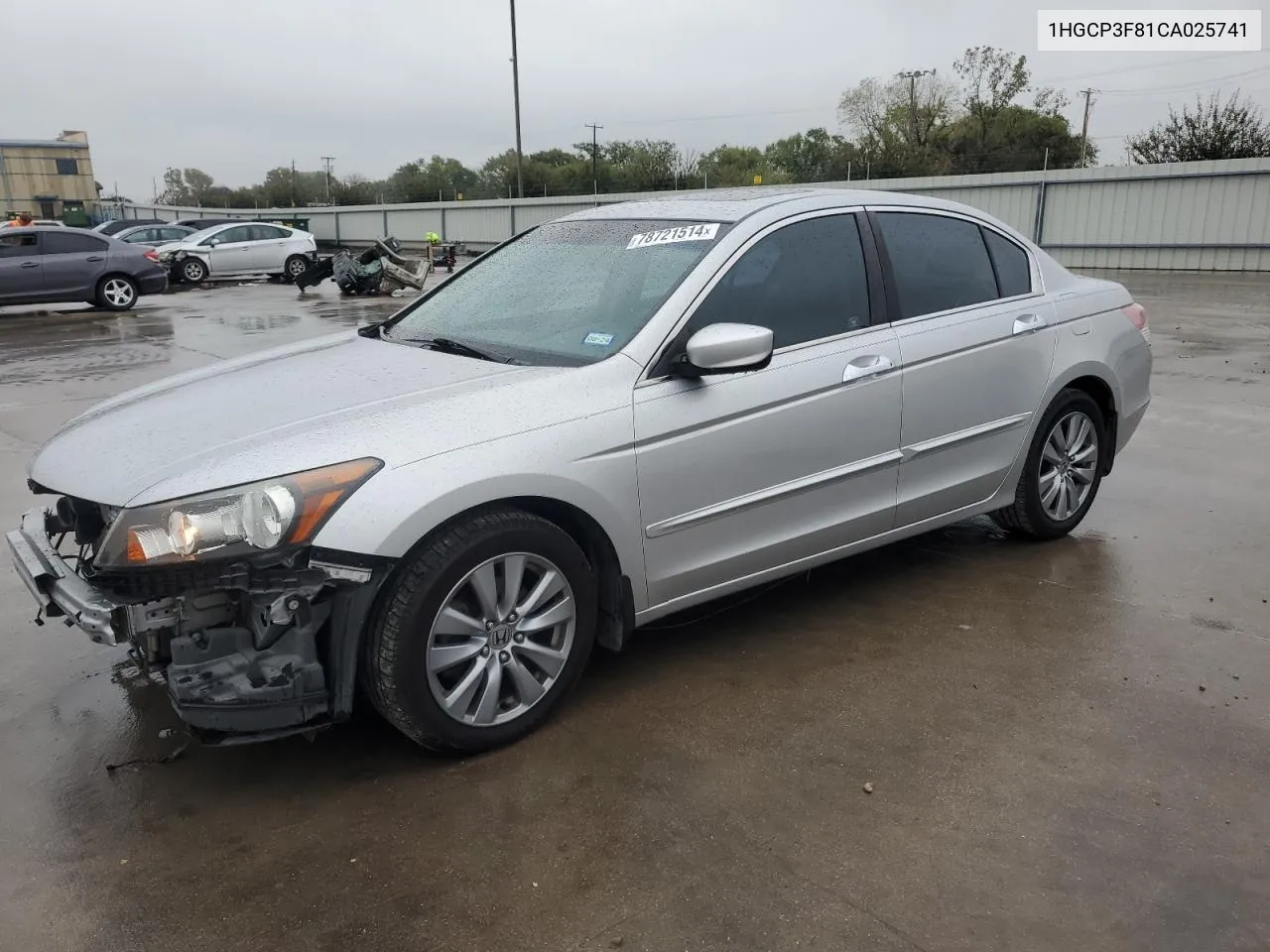 2012 Honda Accord Exl VIN: 1HGCP3F81CA025741 Lot: 78721514