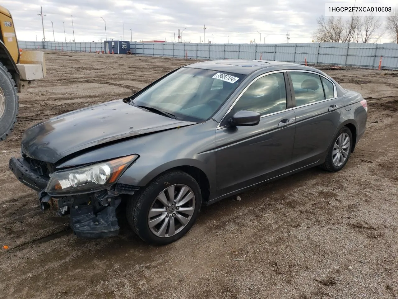 2012 Honda Accord Ex VIN: 1HGCP2F7XCA010608 Lot: 78937124