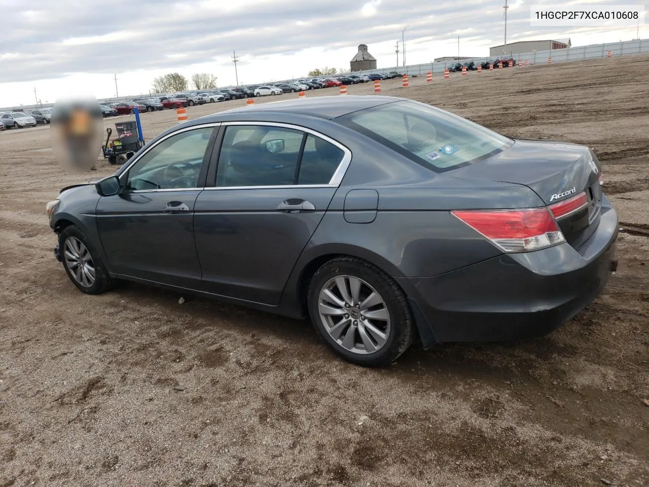 2012 Honda Accord Ex VIN: 1HGCP2F7XCA010608 Lot: 78937124