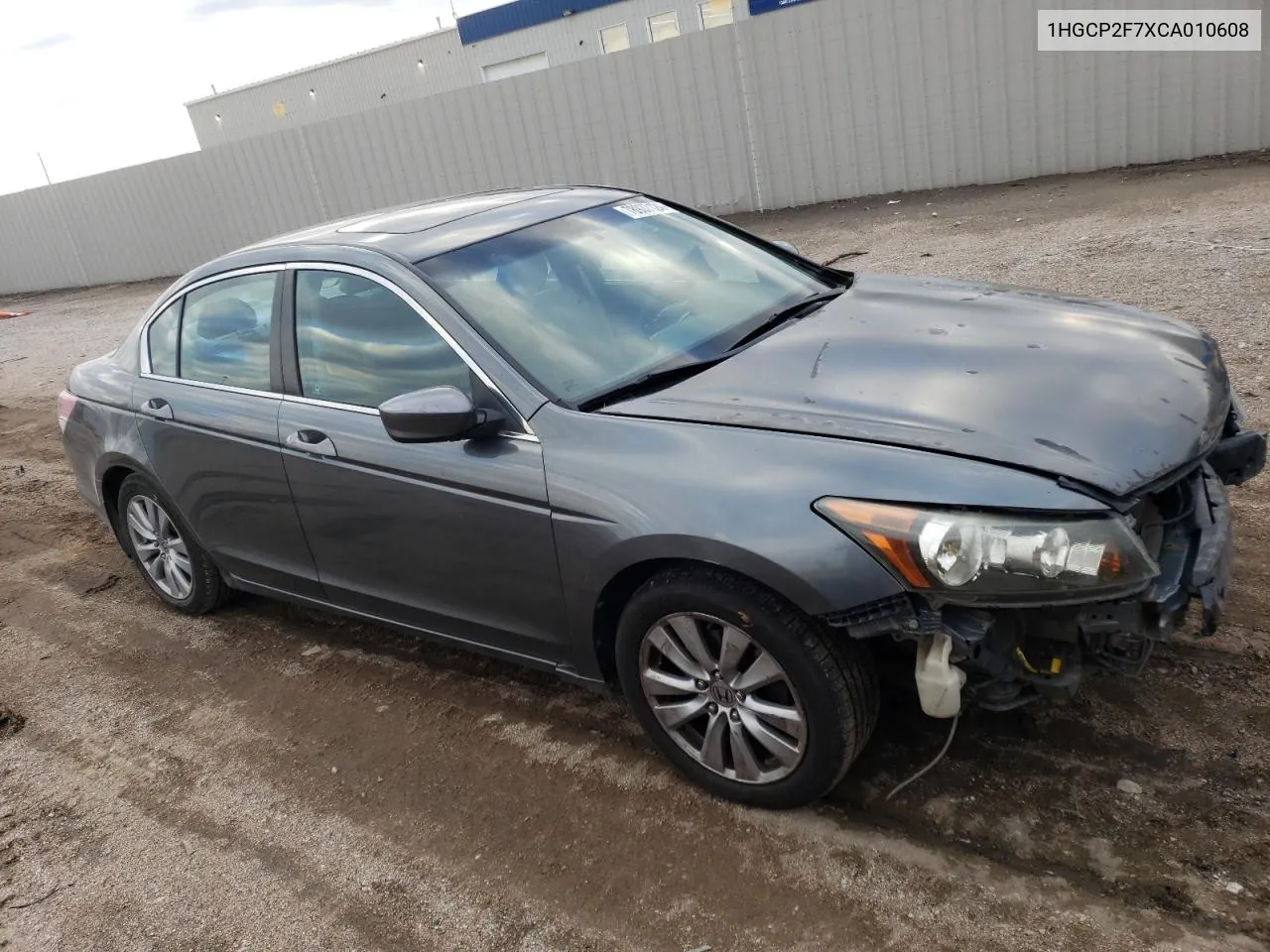 2012 Honda Accord Ex VIN: 1HGCP2F7XCA010608 Lot: 78937124