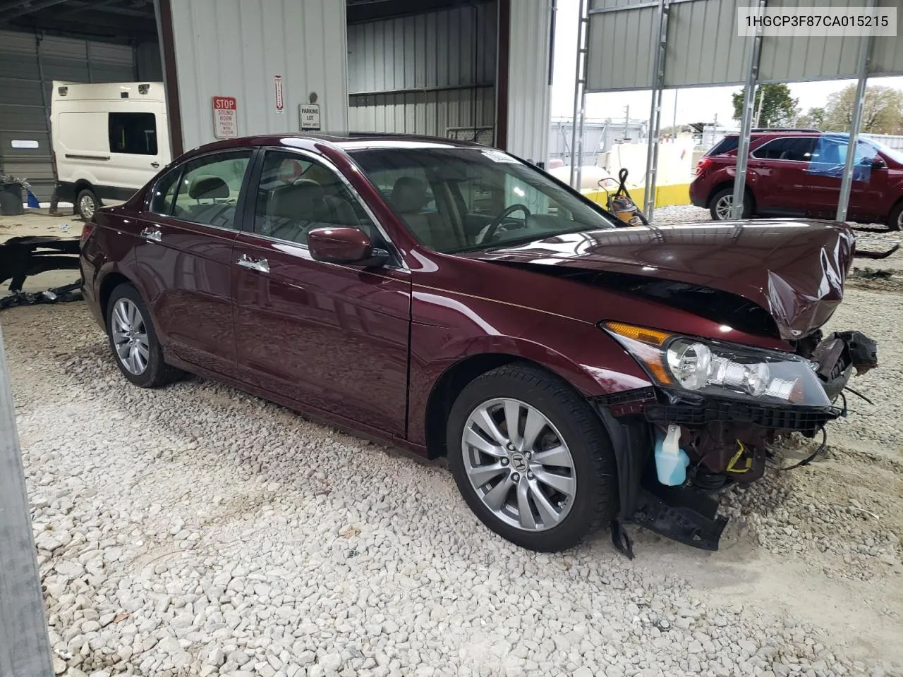 2012 Honda Accord Exl VIN: 1HGCP3F87CA015215 Lot: 79200864