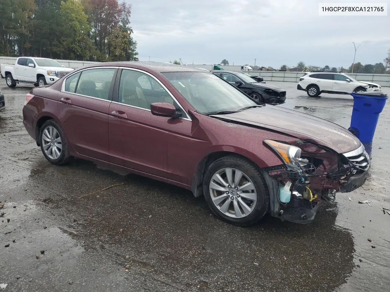 2012 Honda Accord Exl VIN: 1HGCP2F8XCA121765 Lot: 79548864